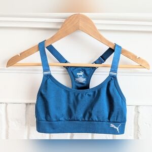 Puma Blue Racerback Sports Bra Size Small
